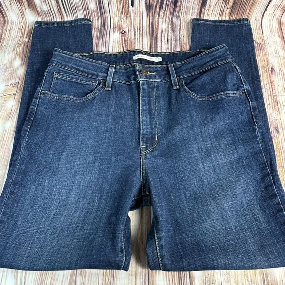 Levi's 721 HIGH RISE SKINNY Womens Size 31 Blue Jeans Denim Pants 30x27.5 - Picture 2 of 11